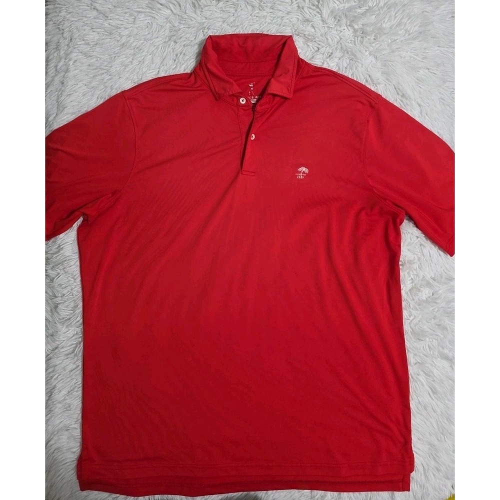 Fairway & Greene Promontory Red Golf Polo Shirt‎ Size XL Dri Fit Sport